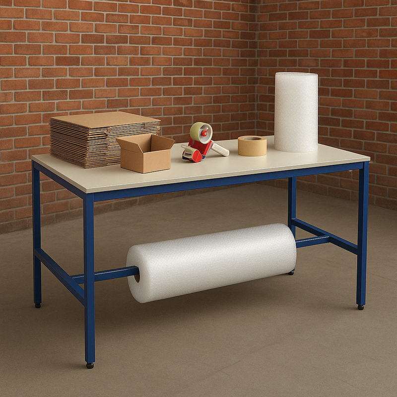 Packing Table | Laminate Lower Roll Dispenser