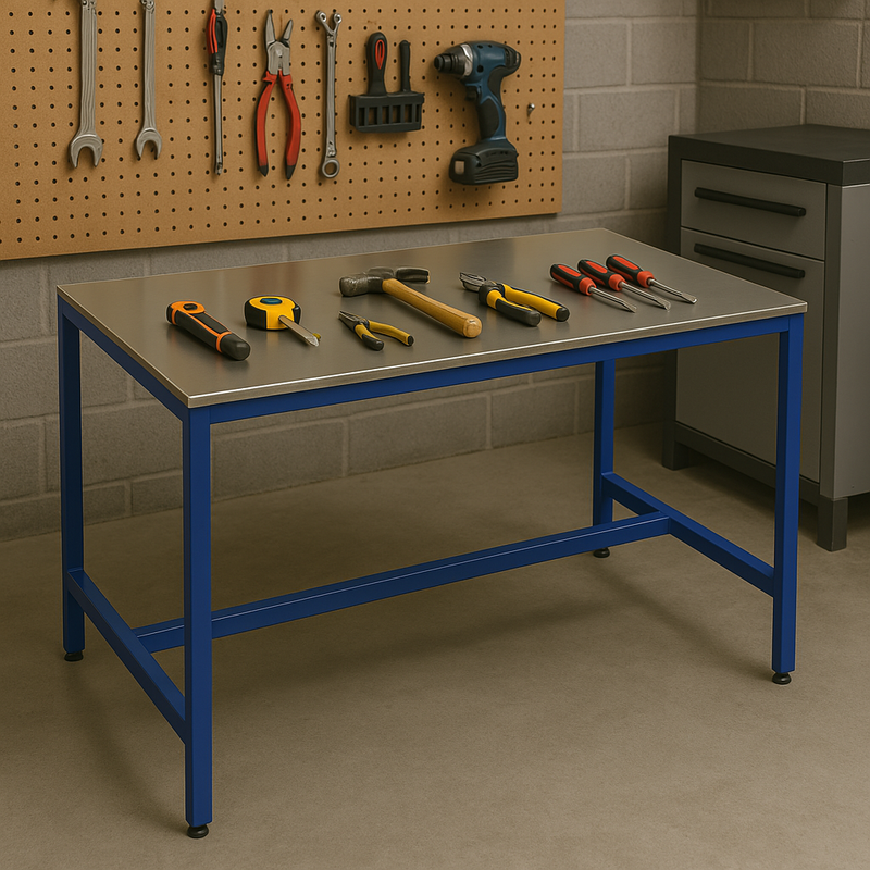 Medium Duty Workbench | Galvanised Steel Worktop