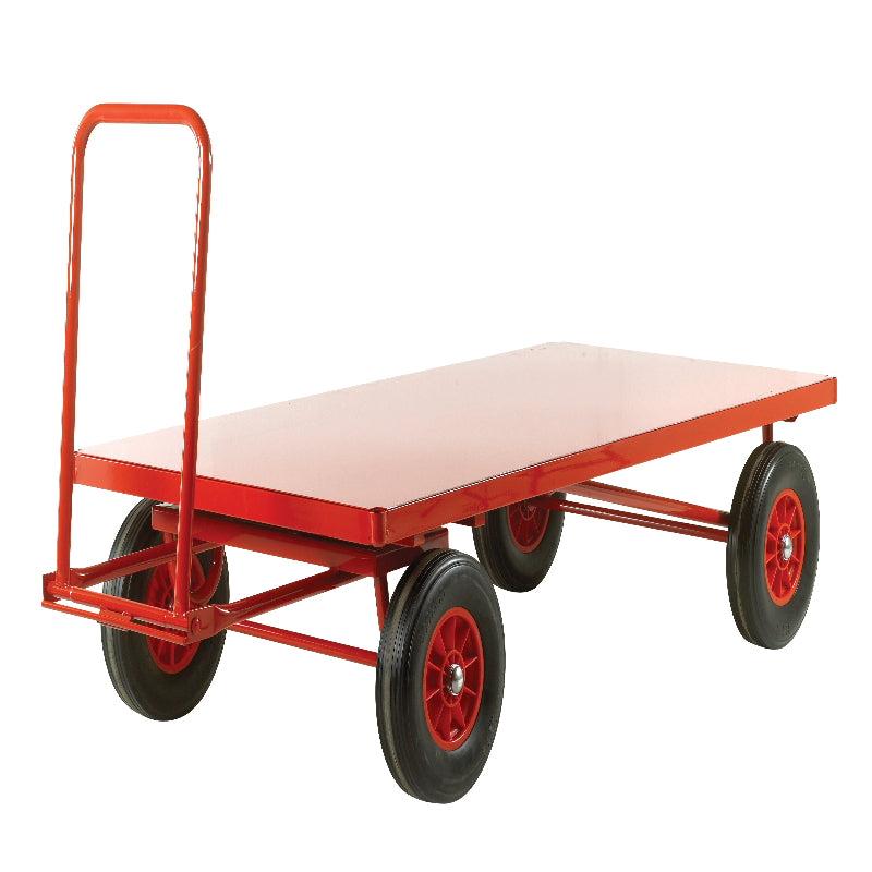 Heavy Duty Platform Truck | Steel or MDF Deck
