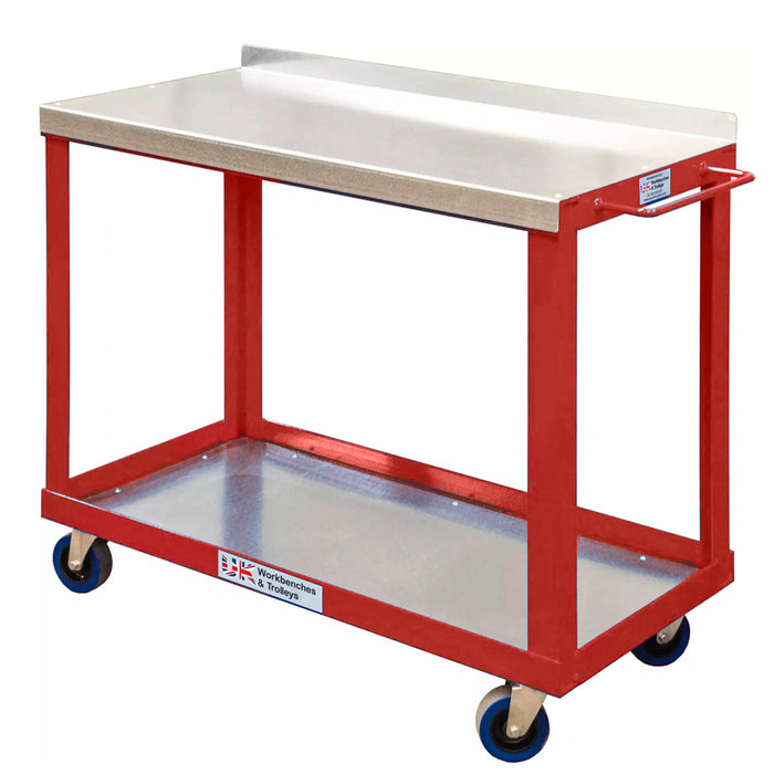 Mobile Table Tool Trolley with Steel Top