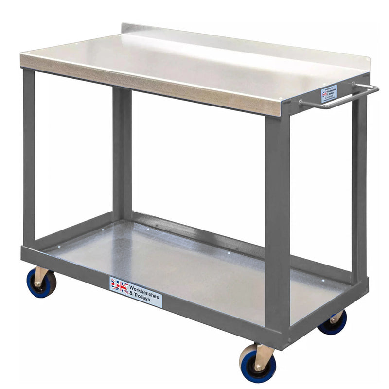 Mobile Table Tool Trolley | Steel Worktop