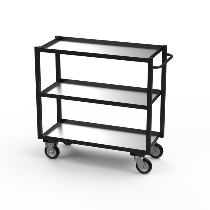Heavy Duty Tray Trolley | 3 Steel Shelves