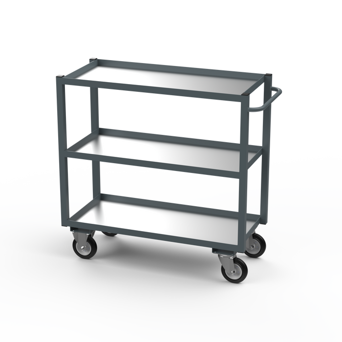 Heavy Duty Tray Trolley | 3 Steel Shelves