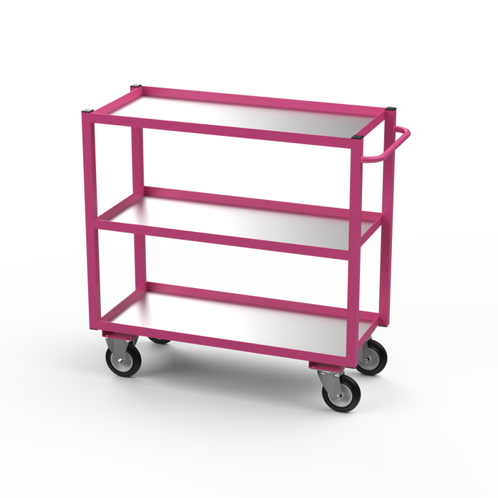 Heavy Duty Tray Trolley | 3 Steel Shelves