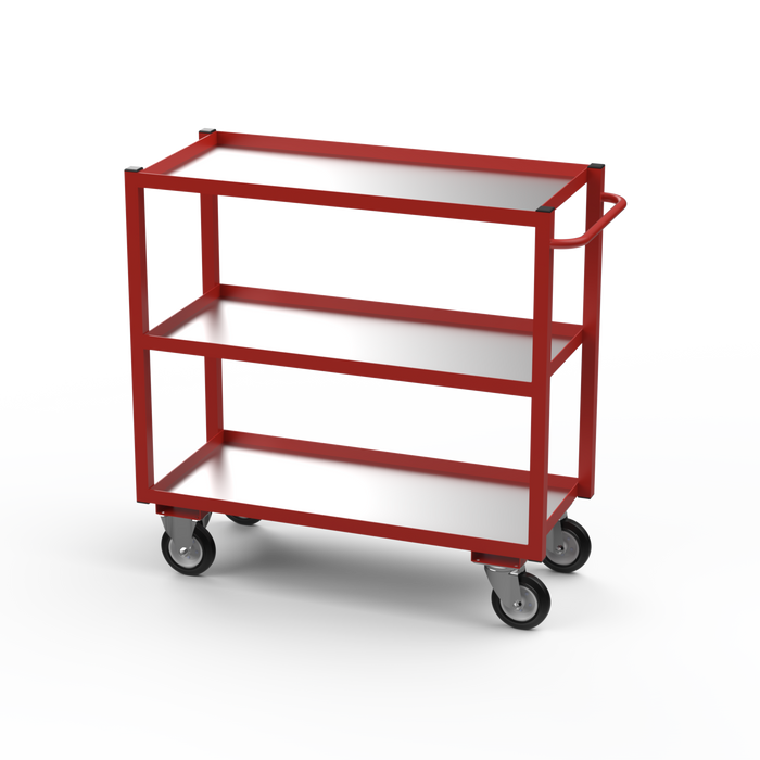 Heavy Duty Tray Trolley | 3 Steel Shelves