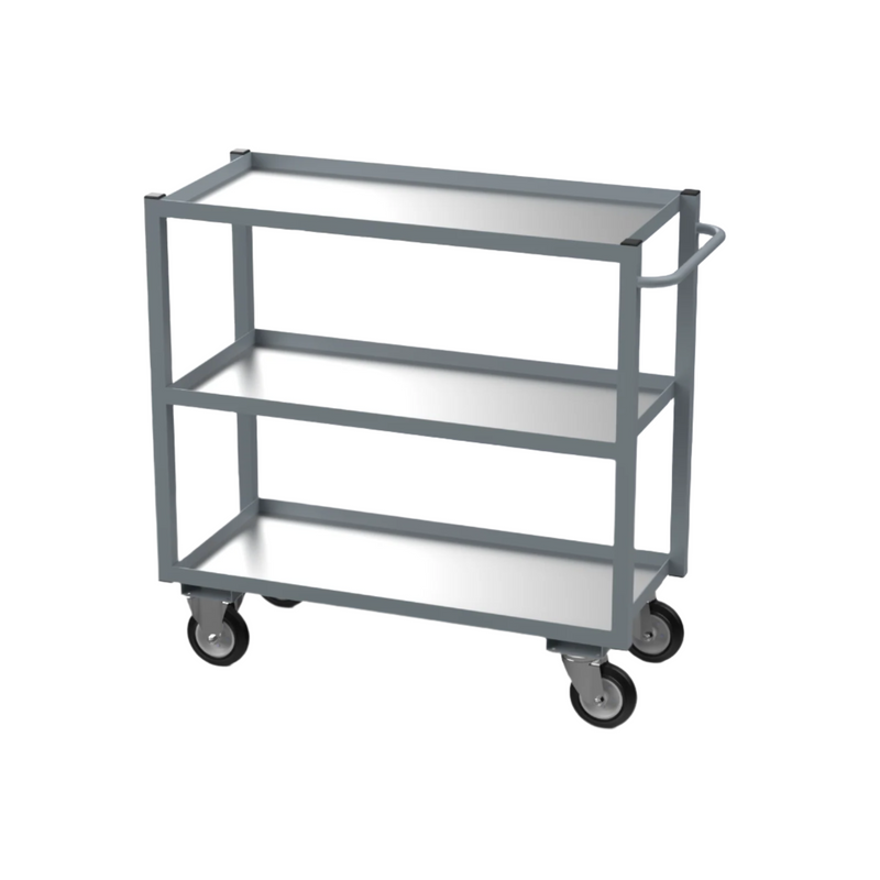 Heavy Duty Tray Trolley | 3 Steel Shelves