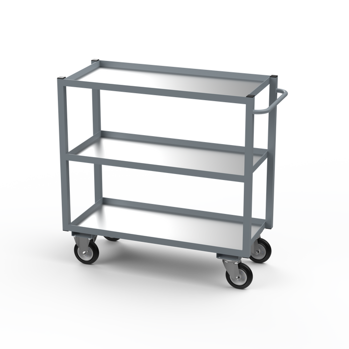 Heavy Duty Tray Trolley | 3 Steel Shelves