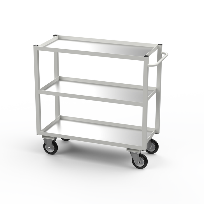 Heavy Duty Tray Trolley | 3 Steel Shelves