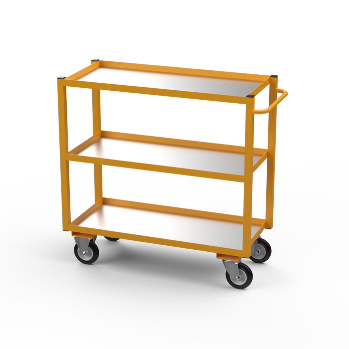Heavy Duty Tray Trolley | 3 Steel Shelves