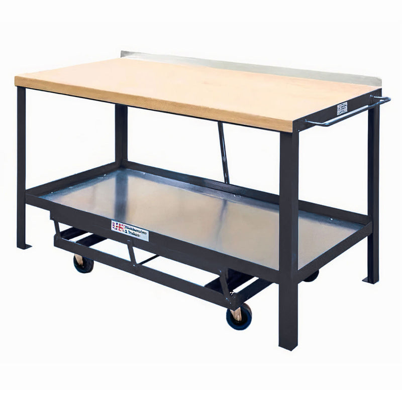 Mobile Workbench | Hard Wooden Worktop