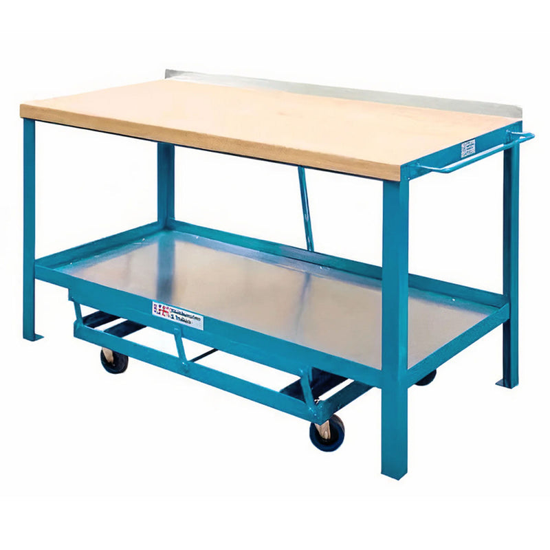 Mobile Workbench | Hard Wooden Worktop