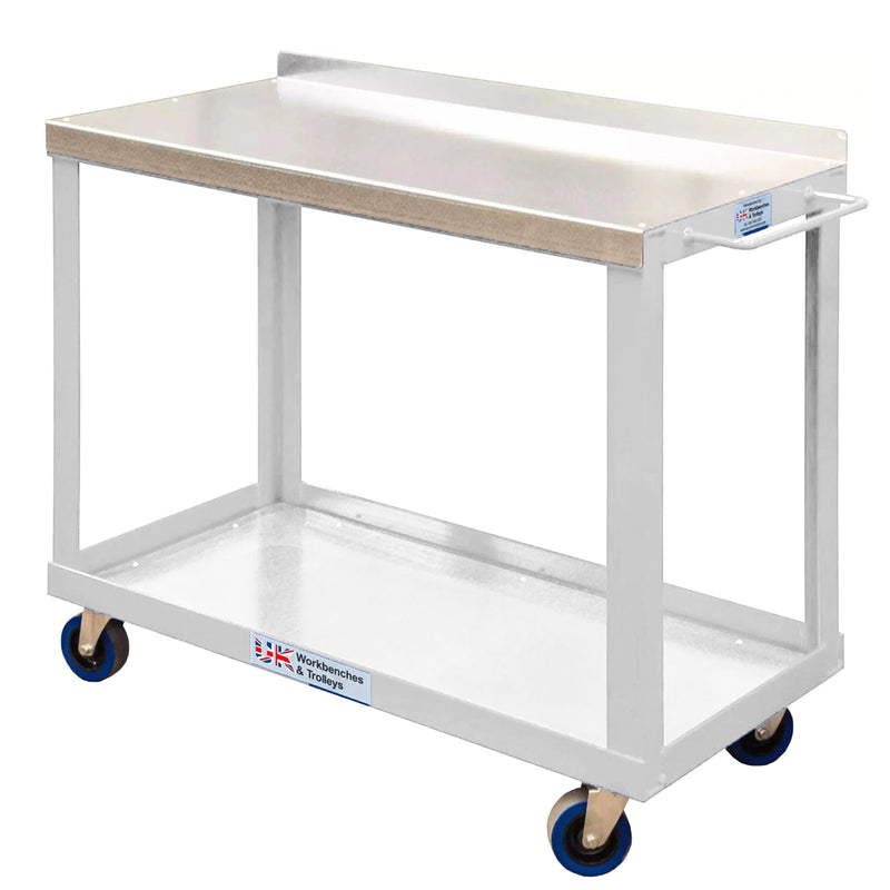 Mobile Table Tool Trolley | Steel Worktop
