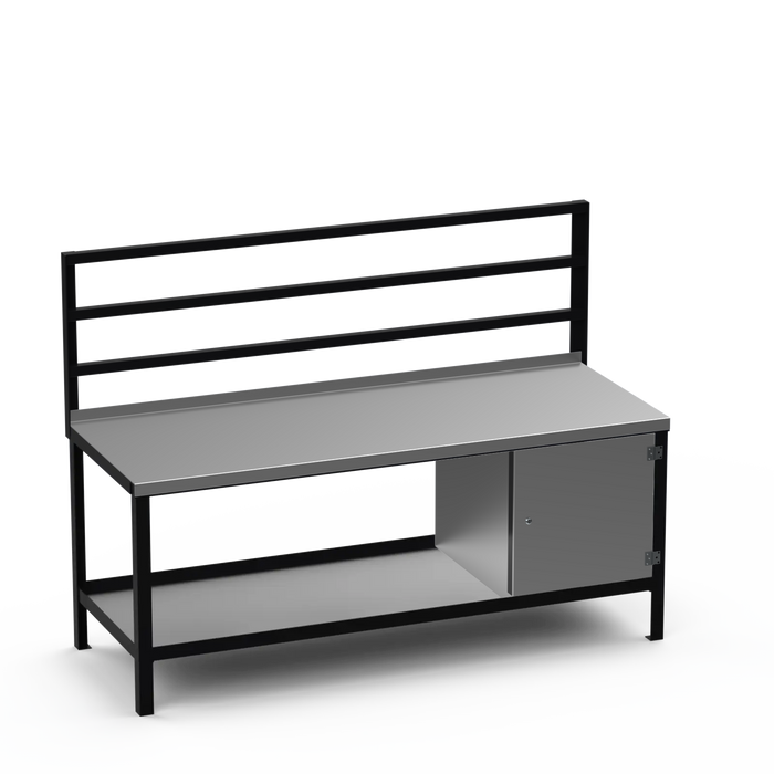 Steel Top Heavy Duty Workbench | Enclosed Cupboard Storage
