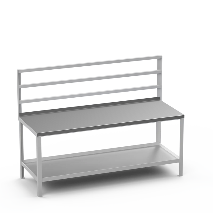 Steel Top Heavy Duty Workbench | Support Bars