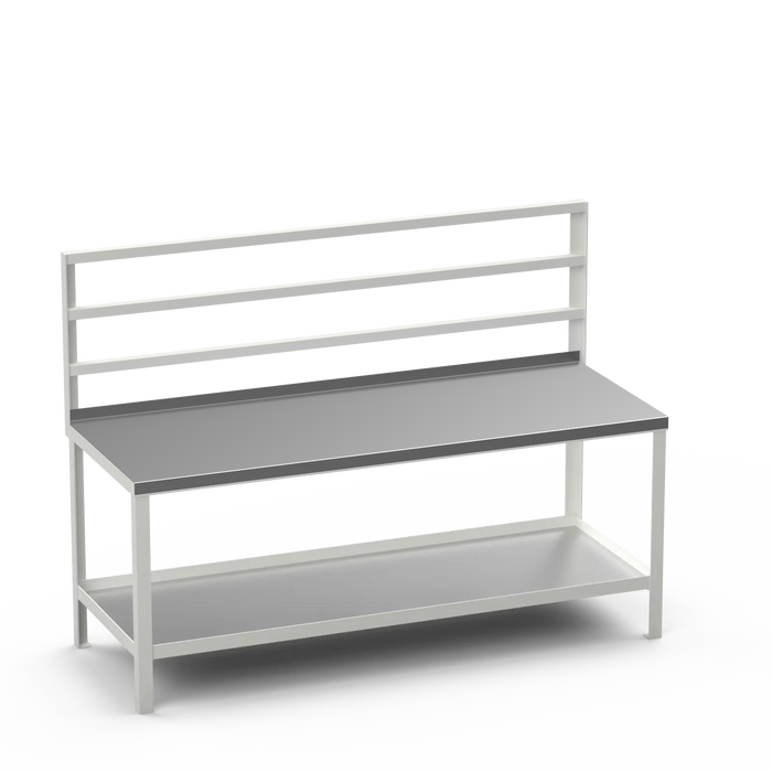 Steel Top Heavy Duty Workbench | Support Bars