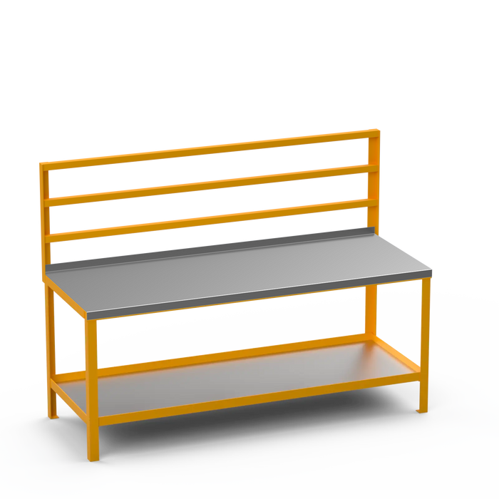 Steel Top Heavy Duty Workbench | Support Bars