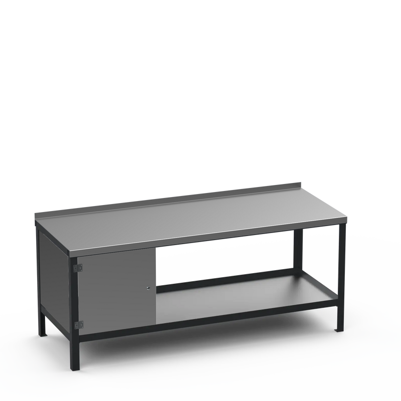 Steel Top Heavy Duty Workbench | Enclosed Cupboard Storage