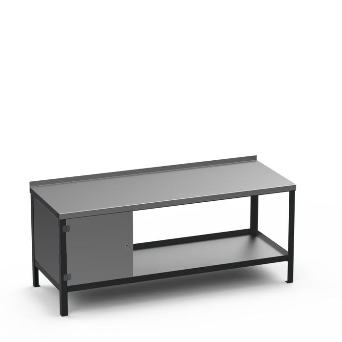 Steel Top Heavy Duty Workbench | Enclosed Cupboard Storage
