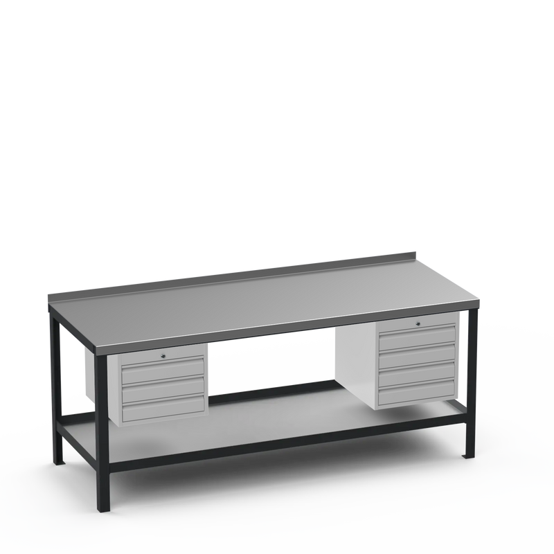 Steel Top Heavy Duty Workbench | 3 Drawer & 4 Drawer Storage