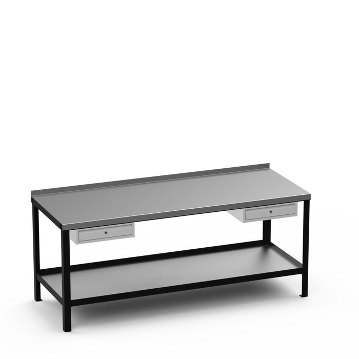 Steel Top Heavy Duty Workbench | Single Drawer & Single Drawer Storage