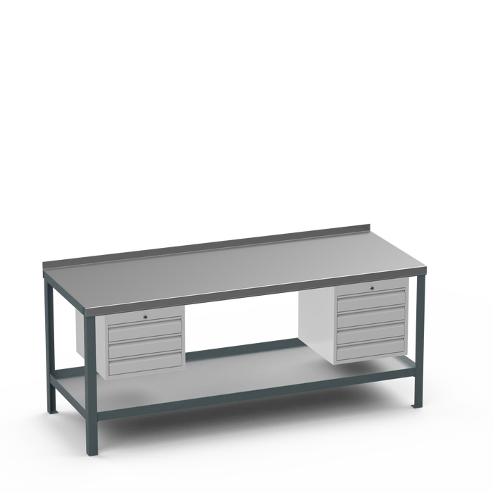 Steel Top Heavy Duty Workbench | 3 Drawer & 4 Drawer Storage