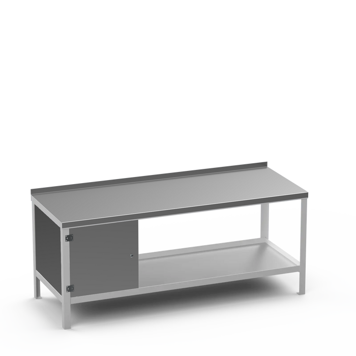 Steel Top Heavy Duty Workbench | Enclosed Cupboard Storage