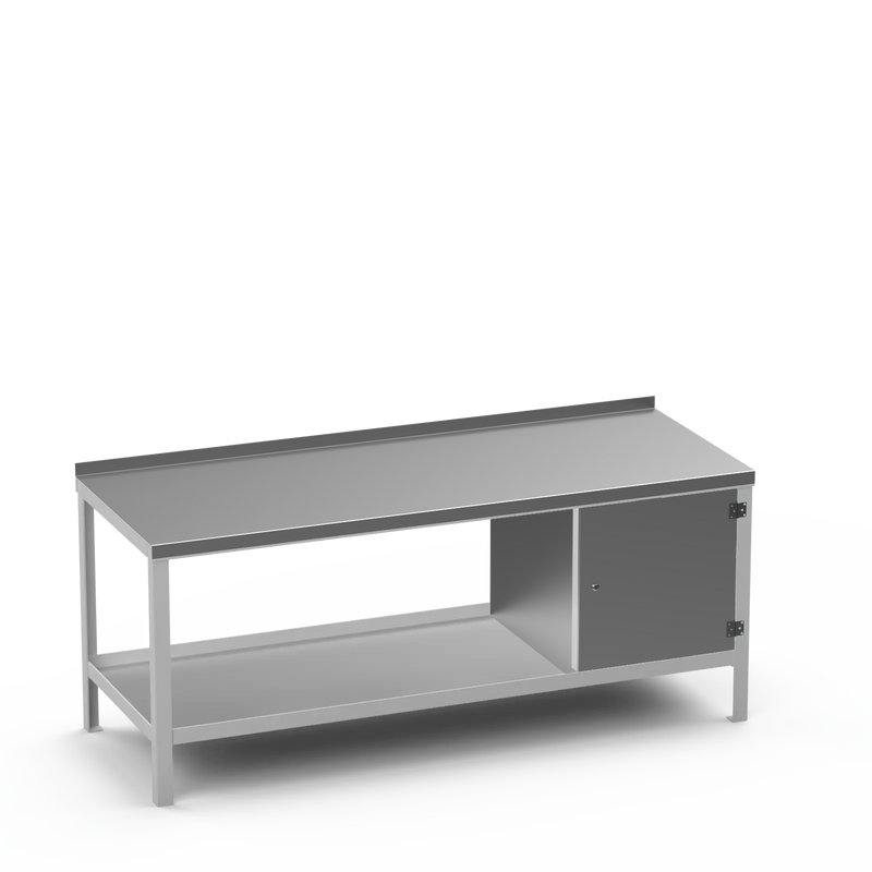Steel Top Heavy Duty Workbench | Enclosed Cupboard Storage