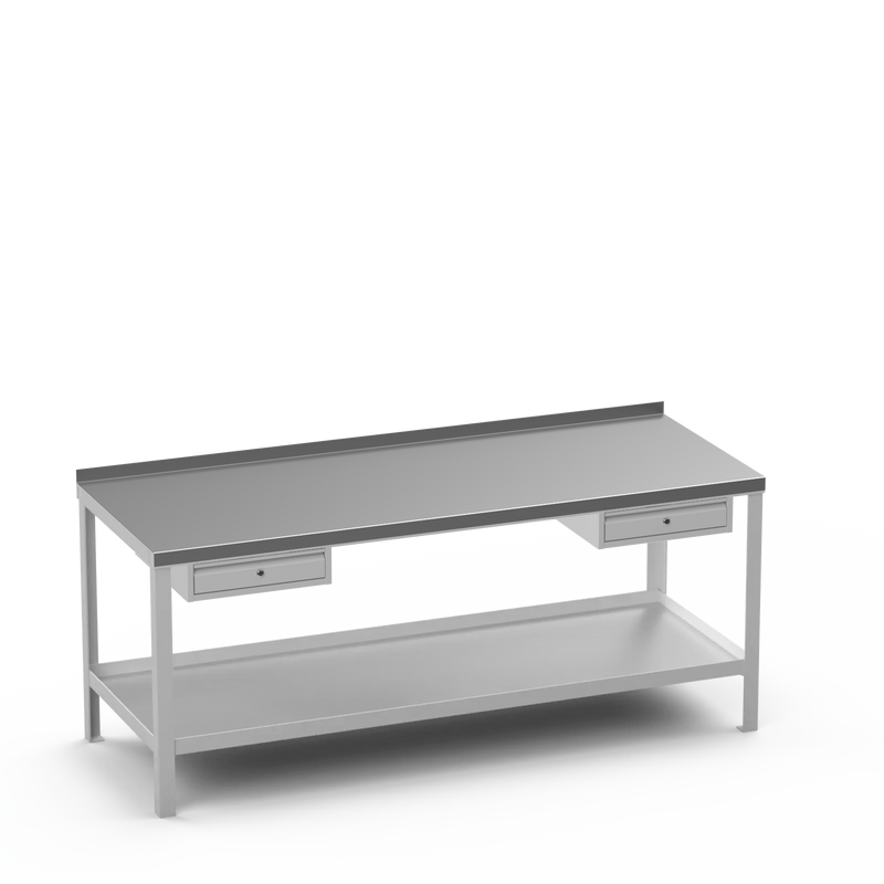 Steel Top Heavy Duty Workbench | Single Drawer & Single Drawer Storage