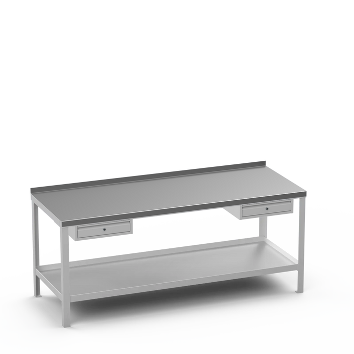 Steel Top Heavy Duty Workbench | Single Drawer & Single Drawer Storage