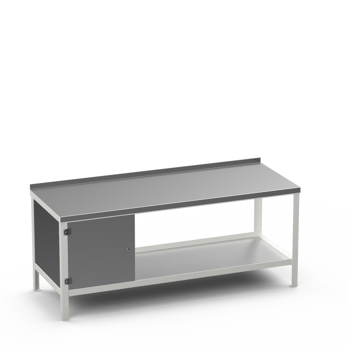 Steel Top Heavy Duty Workbench | Enclosed Cupboard Storage