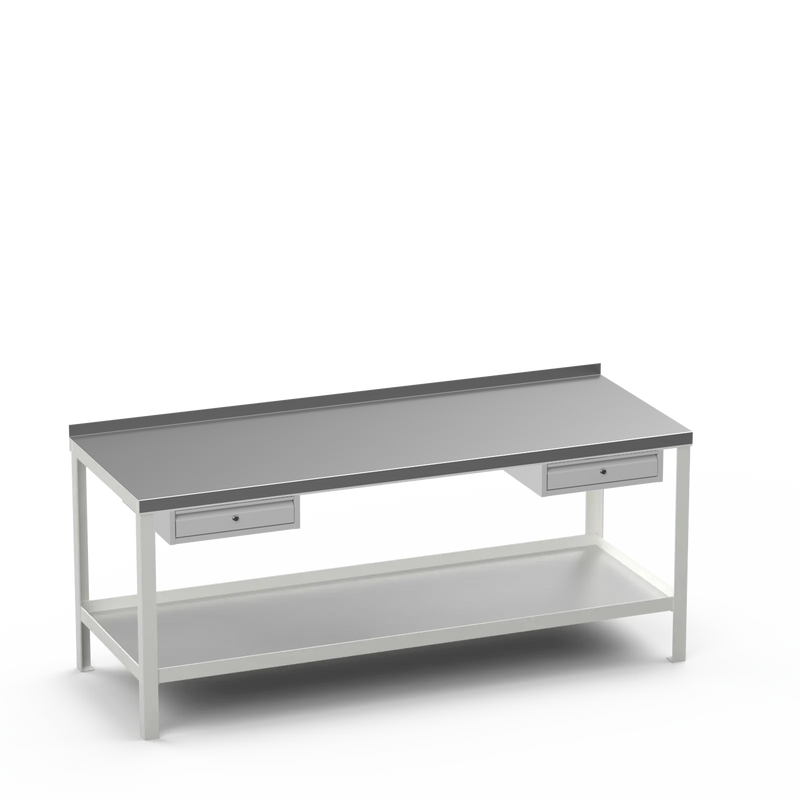 Steel Top Heavy Duty Workbench | Single Drawer & Single Drawer Storage