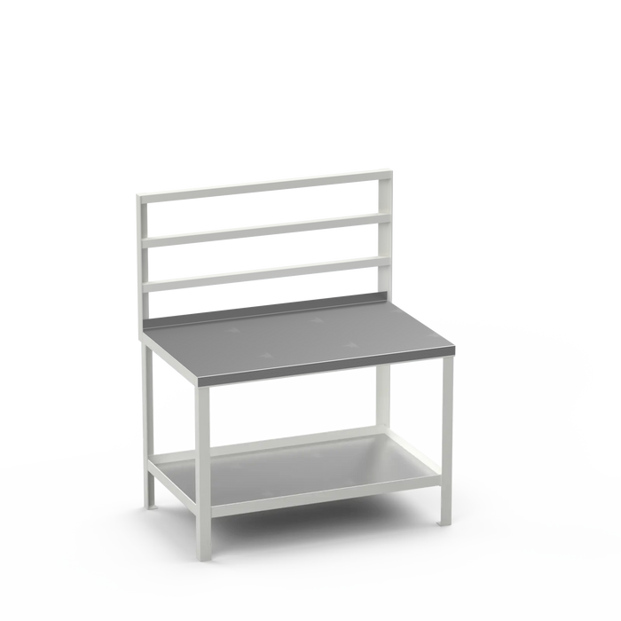 Steel Top Heavy Duty Workbench | Support Bars