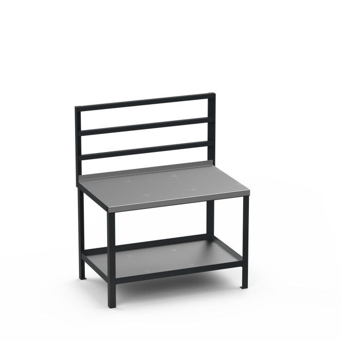Steel Top Heavy Duty Workbench | Support Bars