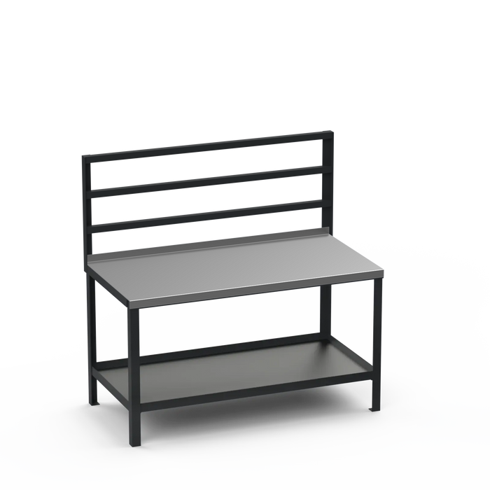 Steel Top Heavy Duty Workbench | Support Bars