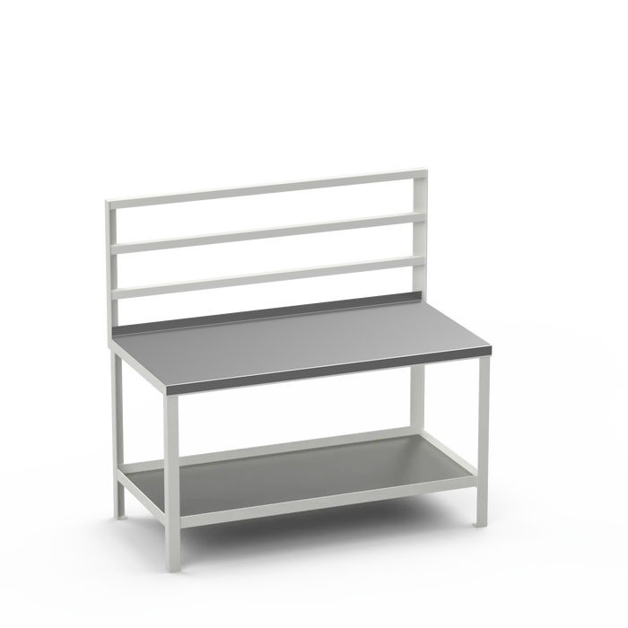 Steel Top Heavy Duty Workbench | Support Bars