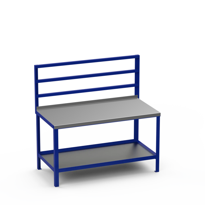 Steel Top Heavy Duty Workbench | Support Bars