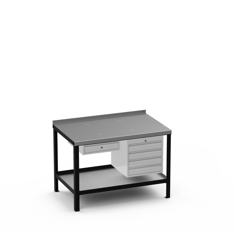 Steel Top Heavy Duty Workbench | Single Drawer & 4 Drawer Storage
