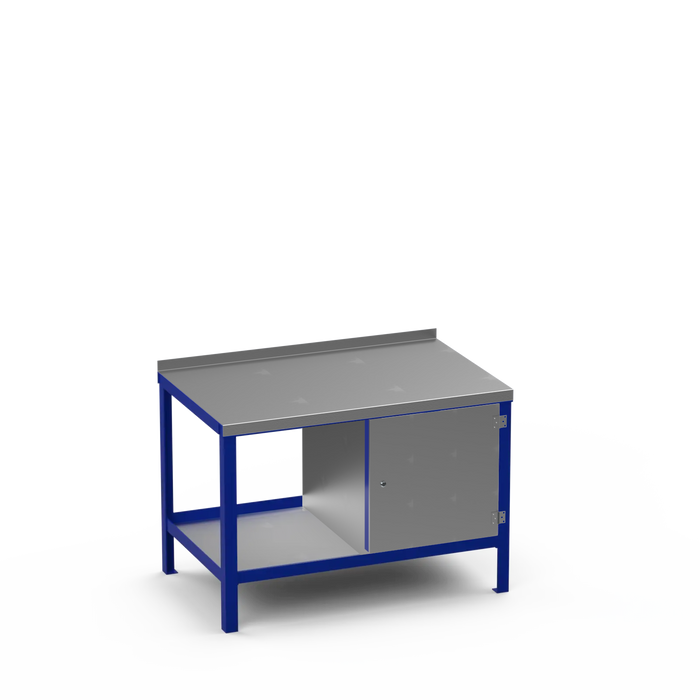Steel Top Heavy Duty Workbench | Enclosed Cupboard Storage