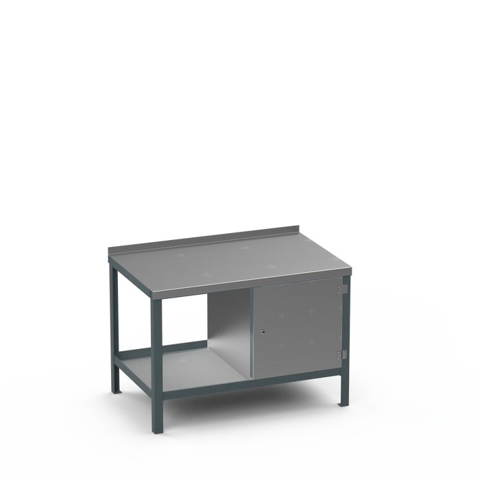 Steel Top Heavy Duty Workbench | Enclosed Cupboard Storage
