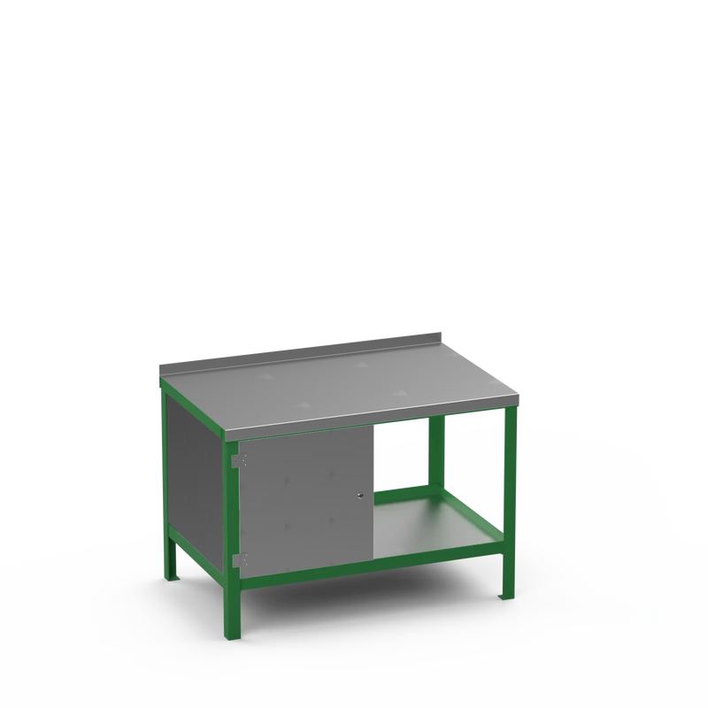 Steel Top Heavy Duty Workbench | Enclosed Cupboard Storage