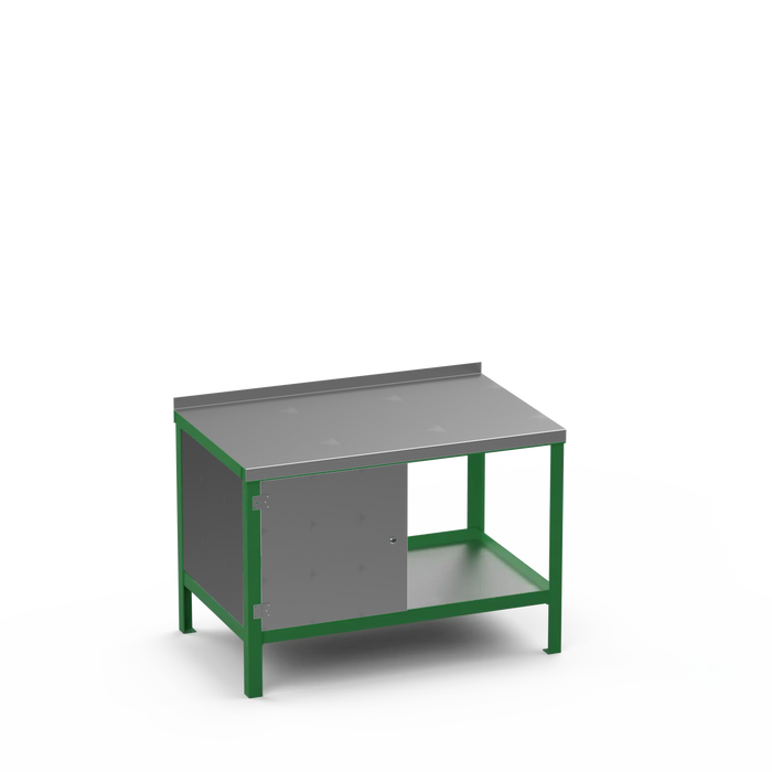 Steel Top Heavy Duty Workbench | Enclosed Cupboard Storage