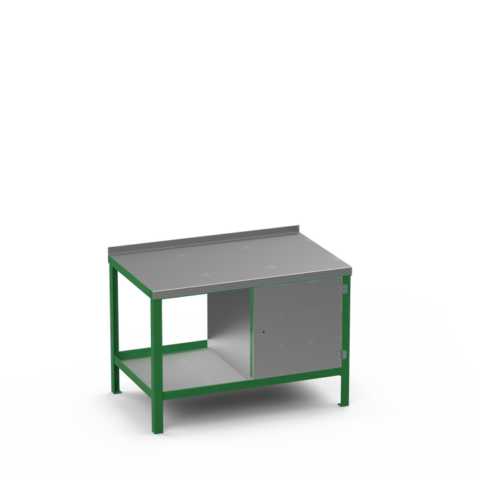 Steel Top Heavy Duty Workbench | Enclosed Cupboard Storage
