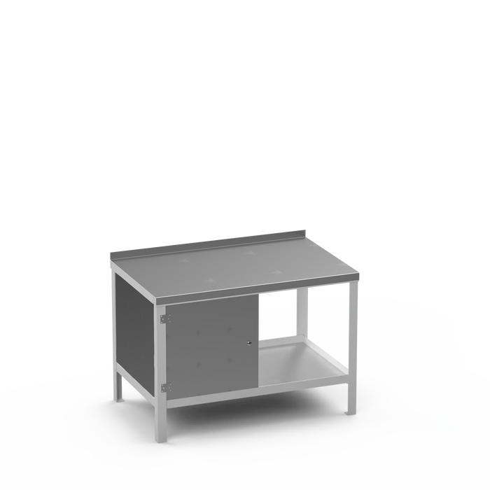 Steel Top Heavy Duty Workbench | Enclosed Cupboard Storage