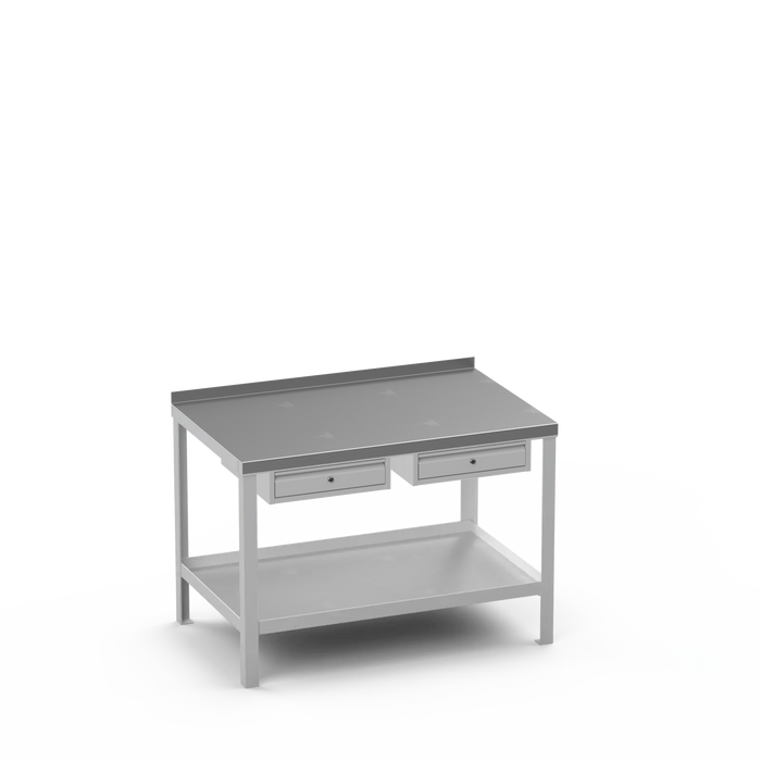 Steel Top Heavy Duty Workbench | Single Drawer & Single Drawer Storage