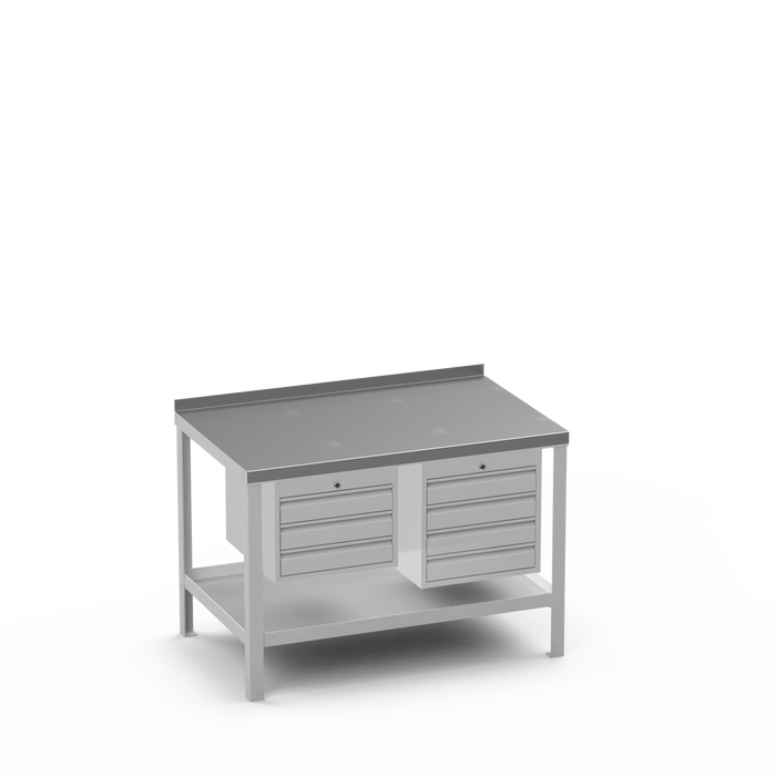 Steel Top Heavy Duty Workbench | 3 Drawer & 4 Drawer Storage