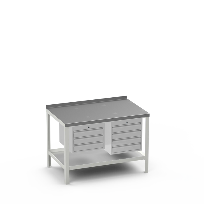 Steel Top Heavy Duty Workbench | 3 Drawer & 4 Drawer Storage