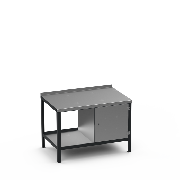 Steel Top Heavy Duty Workbench | Enclosed Cupboard Storage