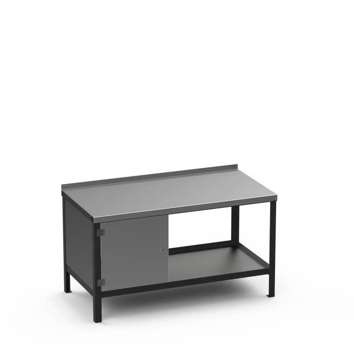 Steel Top Heavy Duty Workbench | Enclosed Cupboard Storage