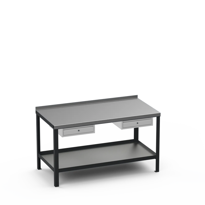 Steel Top Heavy Duty Workbench | Single Drawer & Single Drawer Storage