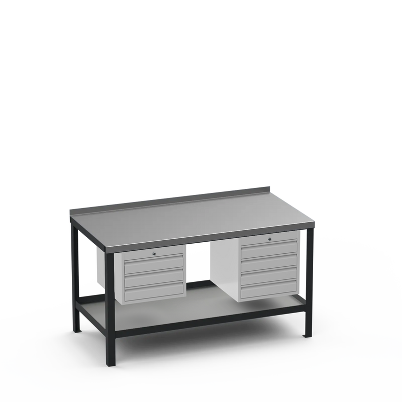 Steel Top Heavy Duty Workbench | 3 Drawer & 4 Drawer Storage